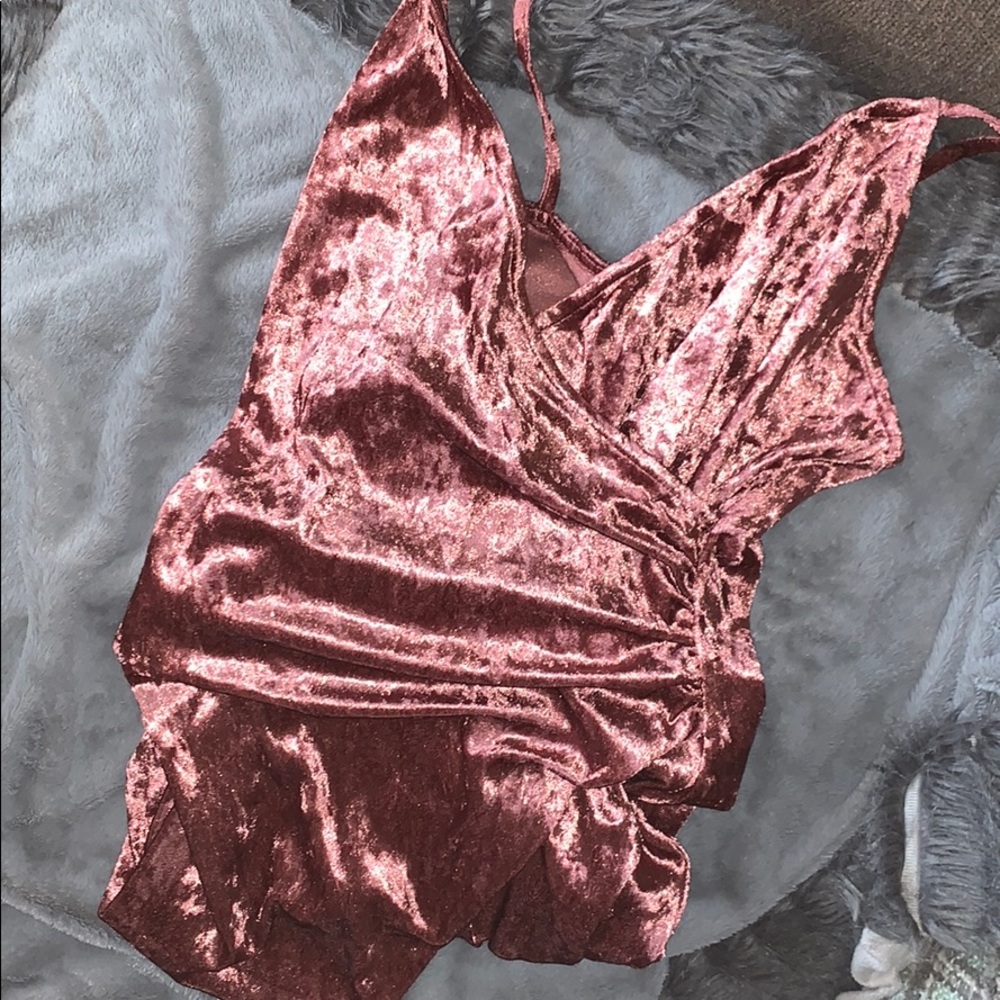 Suede mini dress